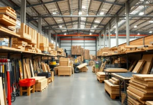 Rendering of the new Forge & Build showroom and warehouse in Boerne, Texas.