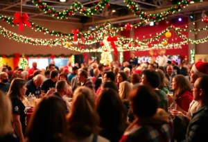 Crowd at Gabriel Iglesias' comedy show with food donations