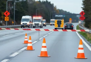 Traffic disruption on I-10 near Seguin, Texas due to a major accident