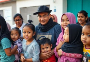 Immigrant families in Texas receiving community support