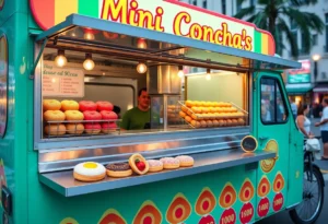 Food truck offering mini conchas in San Antonio