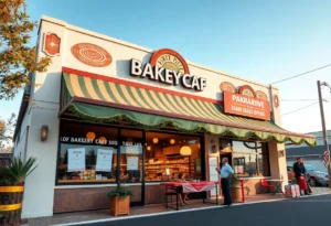 Exterior view of La Panadería's fifth location in Stone Oak, San Antonio