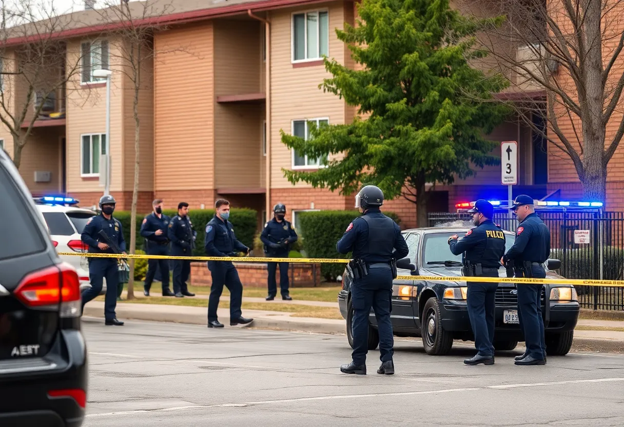 Police responding to a barricade situation in San Antonio