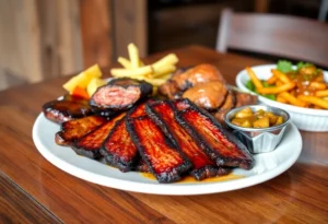 Delicious smoked meats from LeRoy & Lewis Barbecue.