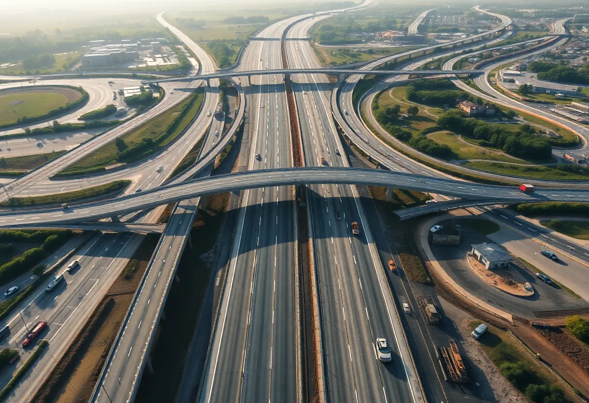 Construction of Loop 1604 North Expansion in San Antonio, Texas