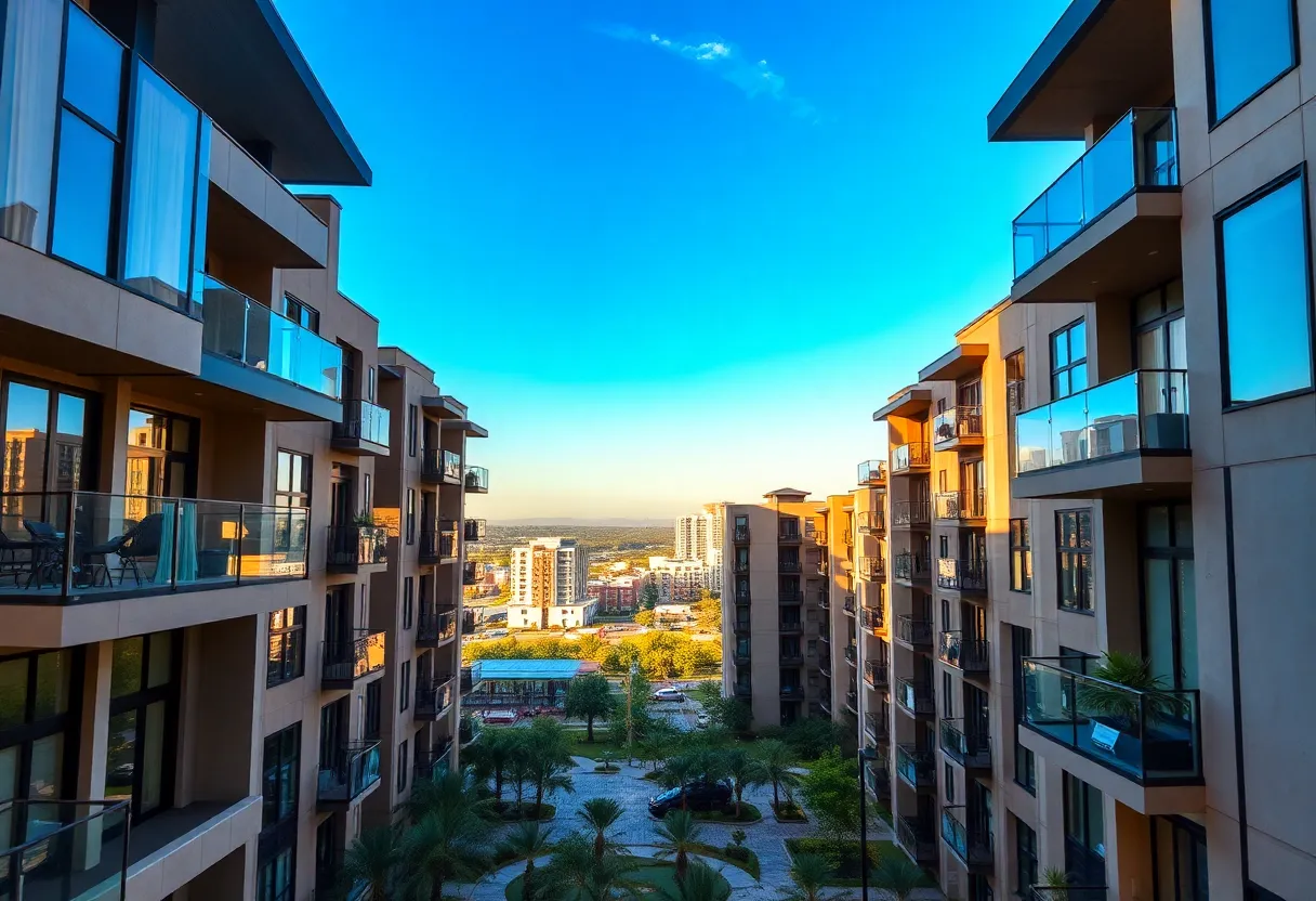 Modern luxury apartments in San Antonio