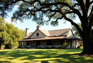 Historic farmhouse Marschall Creek Retreat in Fredericksburg, Texas