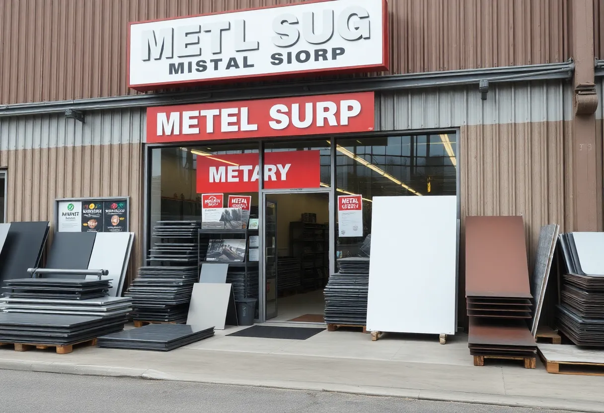 Exterior view of Metal Supermarkets store in San Antonio