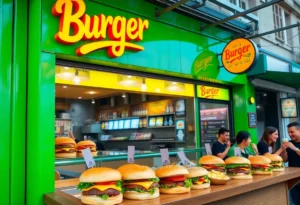 Delicious burgers at Mr. Juicy in San Antonio