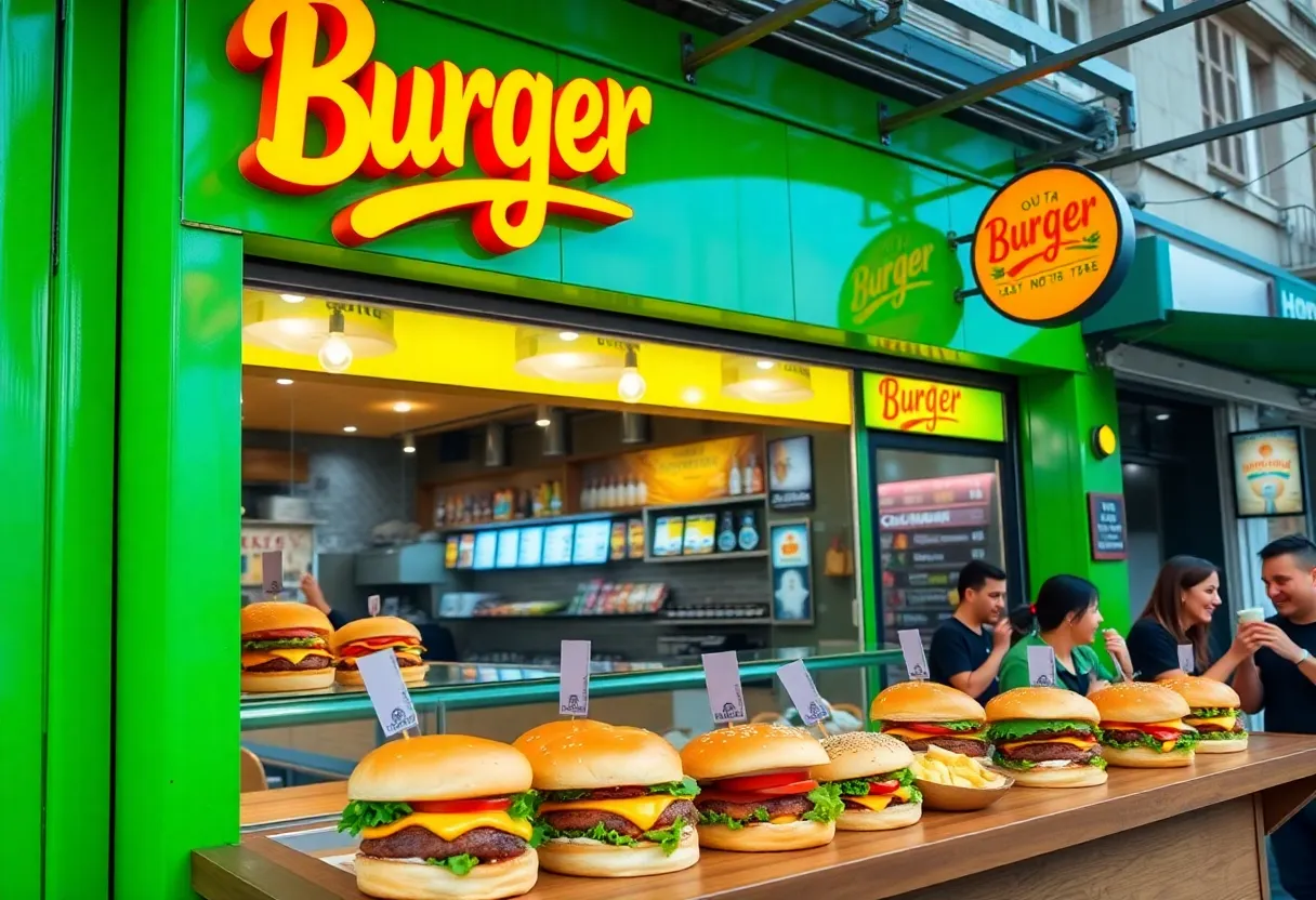 Delicious burgers at Mr. Juicy in San Antonio