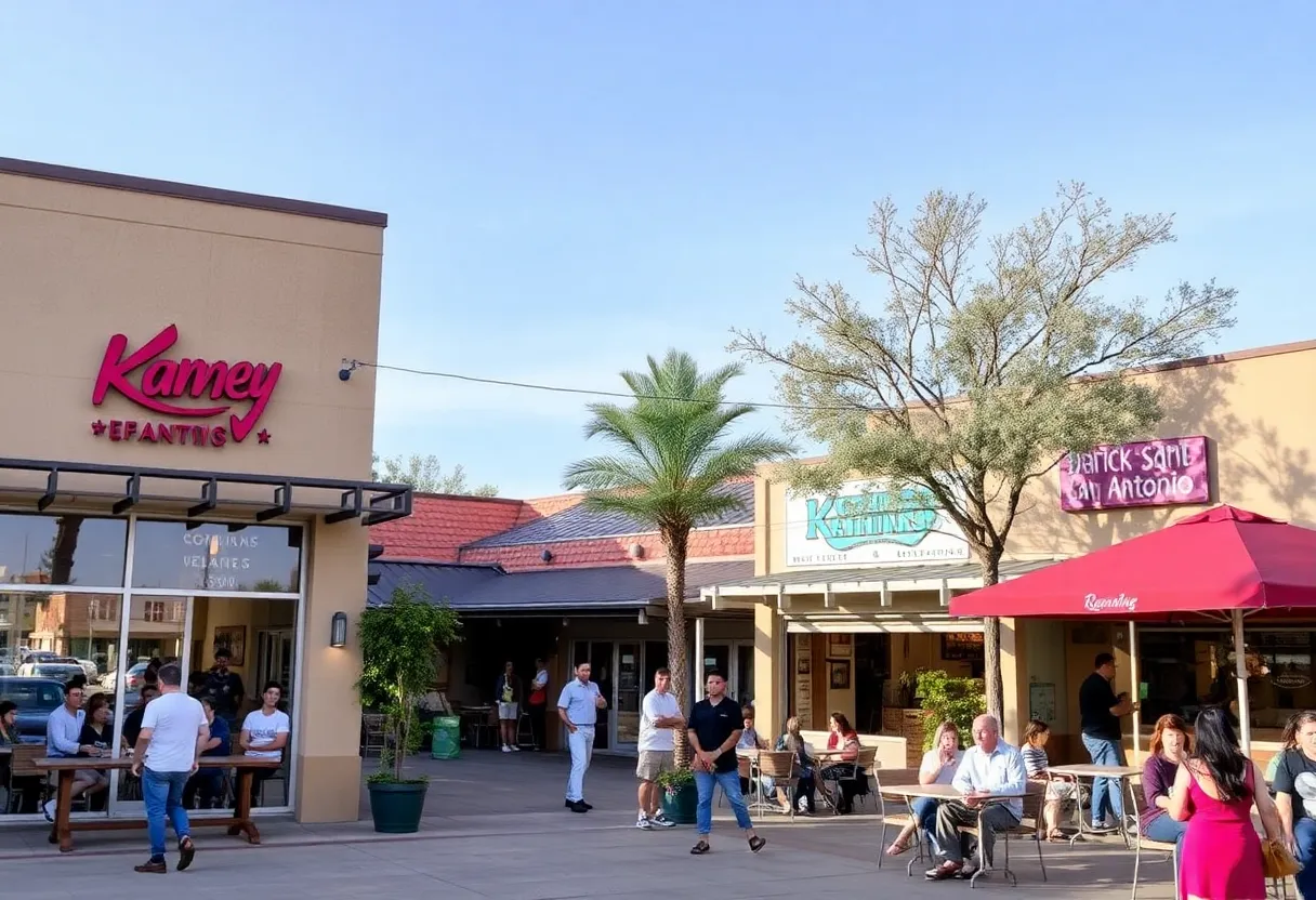 A variety of new businesses in North San Antonio showcasing dining and retail options.