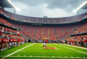 North Texas football team playing in a championship game
