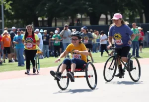 Participants engaging in adaptive sports at an Ottobock community event