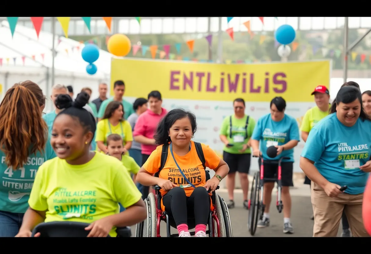 Participants engaging in inclusive mobility activities at Ottobock's Full Circle Movement event