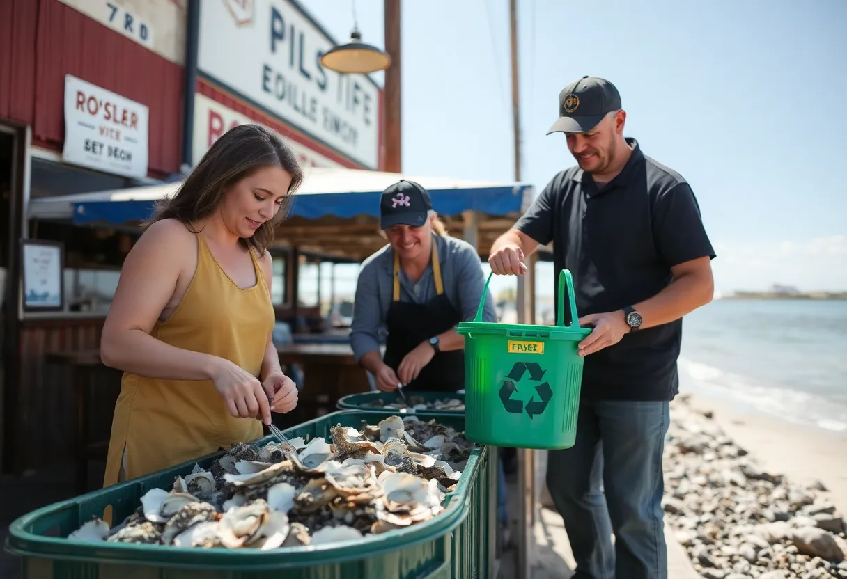 San Antonio restaurant engaged in oyster shell recycling initiative