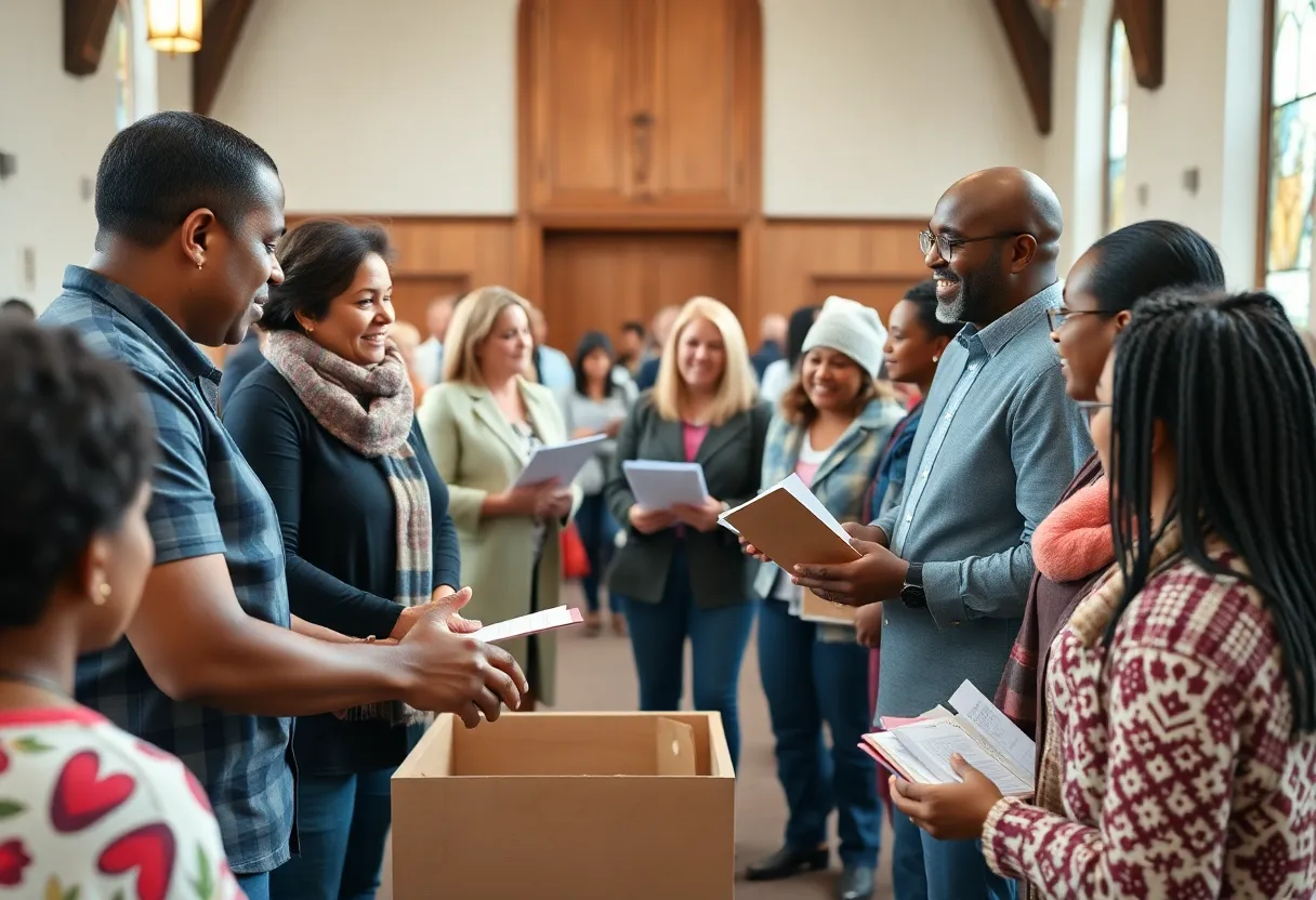 Participants engaging in community service during the MDS Annual Meeting in San Antonio.