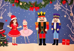 Artwork from the SAISD Winter Card Contest themed 'The Nutcracker'