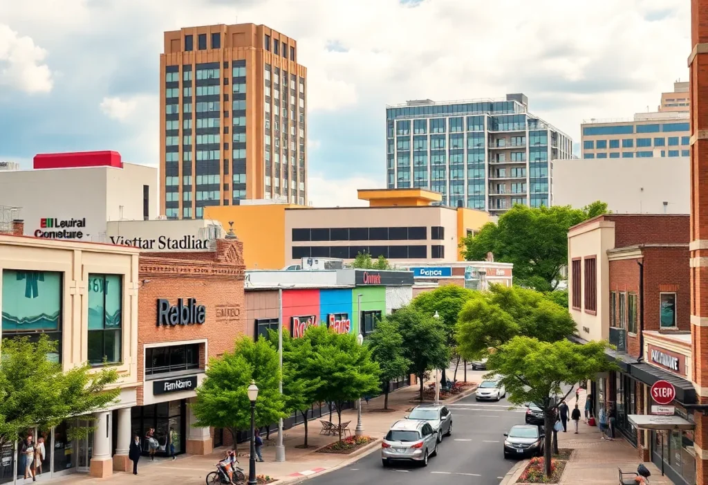 San Antonio business operations and skyline