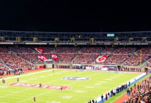 Crowd at San Antonio High School football game