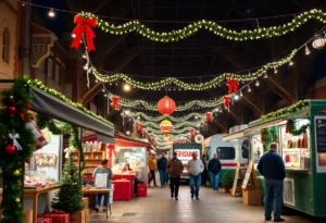 Holiday market featuring local small businesses in San Antonio