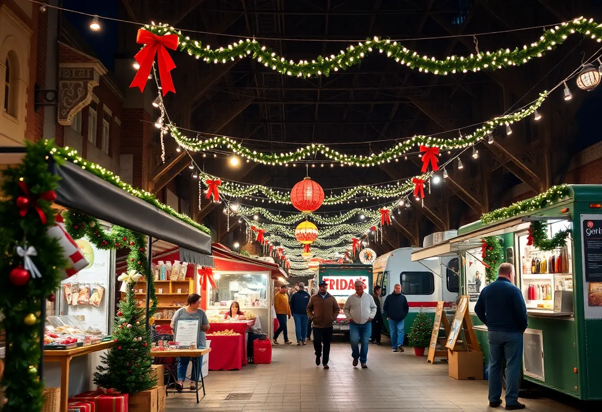 Holiday market featuring local small businesses in San Antonio