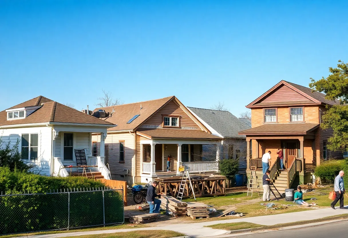 Renovated homes in San Antonio neighborhood