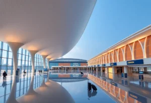Rendering of the new Terminal C at San Antonio International Airport