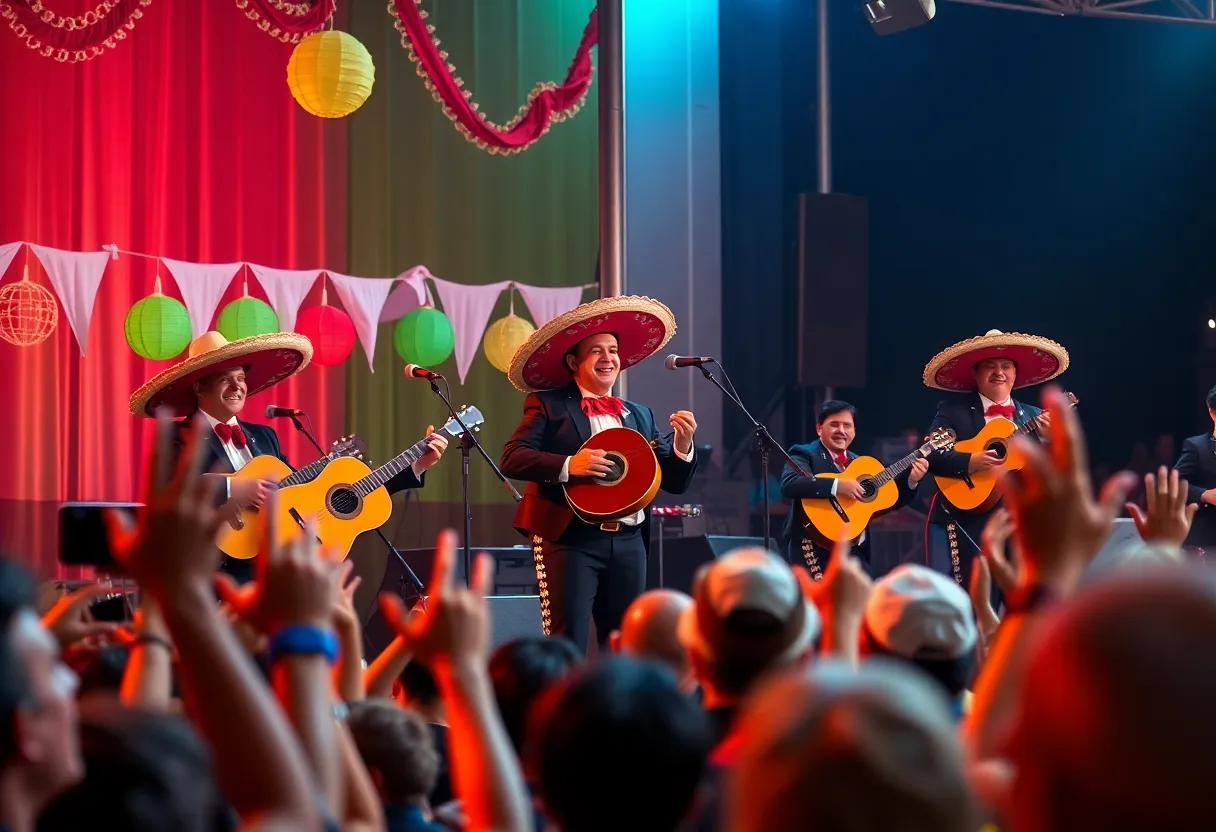 Mariachi band performing in San Antonio