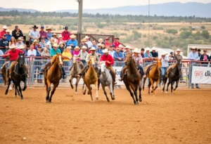 Contestants at the San Antonio Rodeo showcasing the spirit of competition amidst safety concerns.
