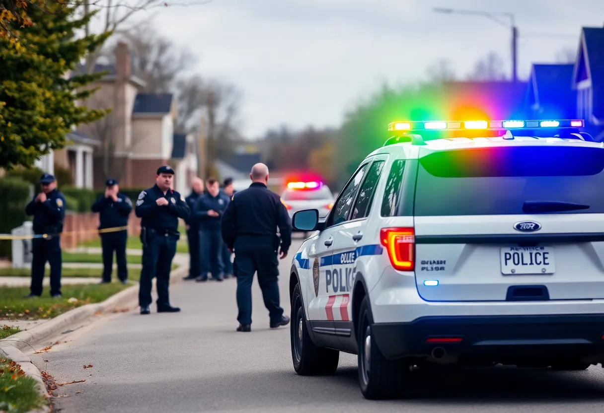 Law enforcement officers respond to a domestic violence shootout in San Antonio.