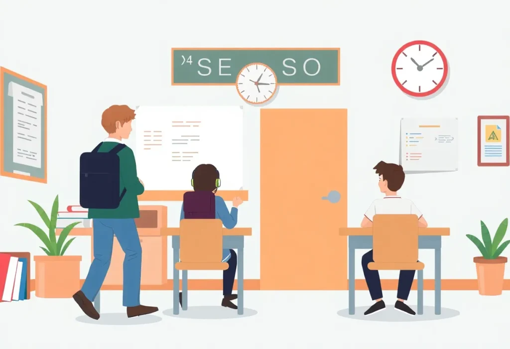 Illustration symbolizing safety in schools amid misconduct cases