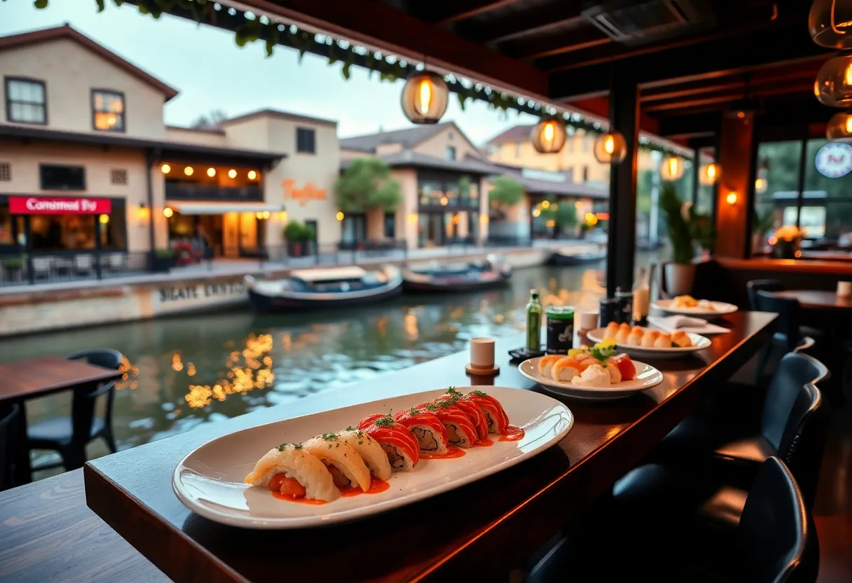 Sushi dishes at Shiro Japanese Bistro in San Antonio