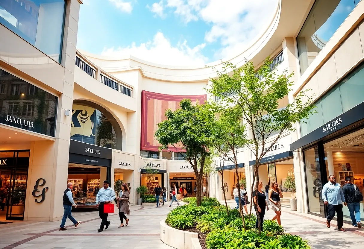 Shoppers exploring retail options at The Shops at La Cantera