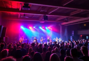 Sid Grimes performing live with his band in San Antonio