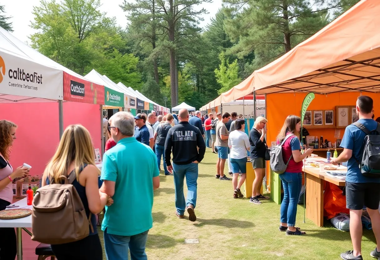 Participants networking at Switchback at The Running Event
