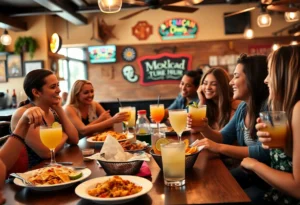 Taco Cabana Double Happy Hour menu items.