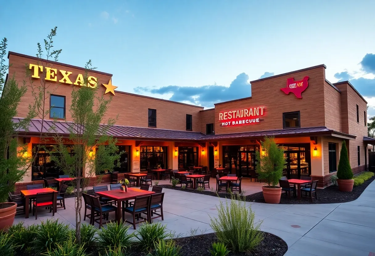 Rendering of Terry Black's Barbecue new restaurant and hotel in San Antonio