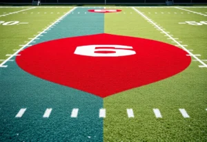 Texas A&M football team during practice