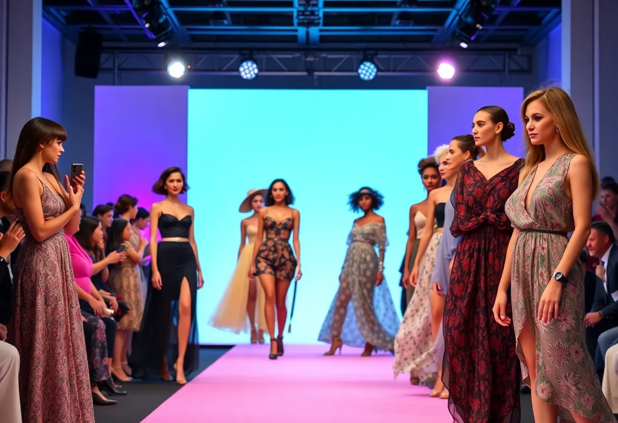 Designers showcasing their creations at Texas Fashion Week.
