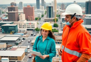 Workers in Texas demonstrating economic growth and resilience