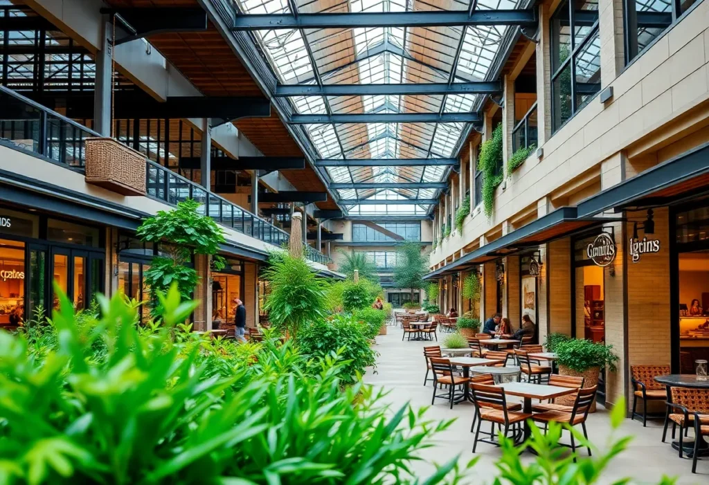 Visual representation of the new TPC Town Plaza shopping center in San Antonio.