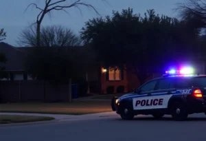 Scene of a tragic shooting in San Antonio, Texas