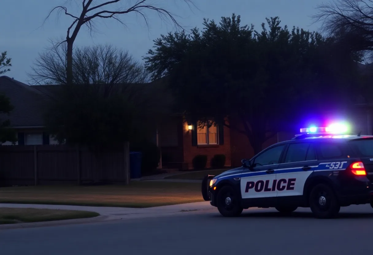 Scene of a tragic shooting in San Antonio, Texas