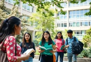 Students at UT San Antonio participating in health education activities