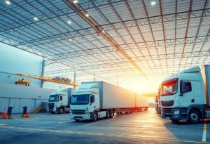 Walmart distribution center in New Braunfels, Texas