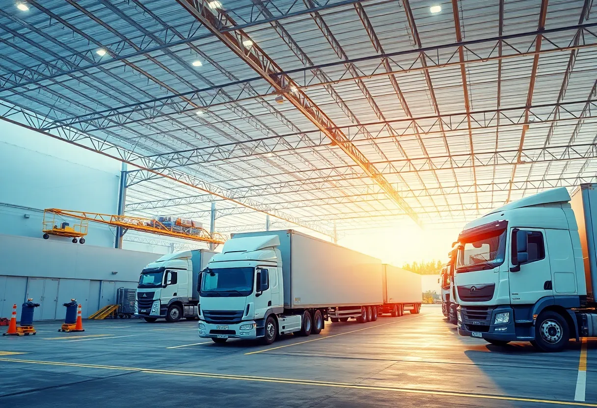 Walmart distribution center in New Braunfels, Texas