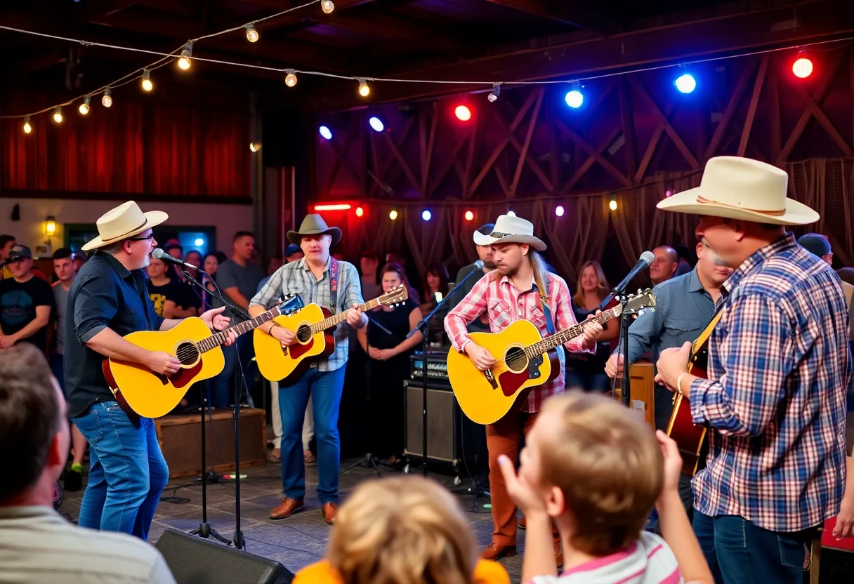 The Western Mulberries performing live at The Jewel in San Antonio