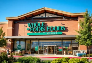 Construction site of Whole Foods Market in Cedar Park, Texas.