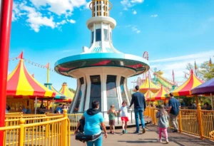 Concept image of WingZ, an accessible drop-tower ride at Morgan's Wonderland