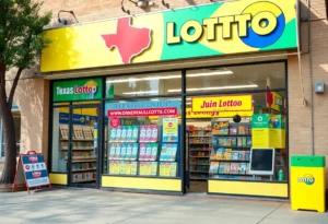 Exterior view of Winners Corner TX LLC Lottery Store in Austin, Texas